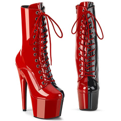 7 Inch Heel ADORE-1040TT Red Black Patent