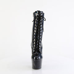 7 Inch Heel ADORE-1040WR-HG Black Holo Patent