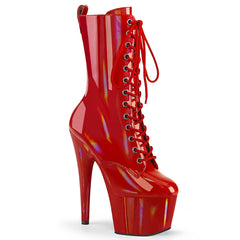 7 Inch Heel ADORE-1040WR-HG Red Holo Patent