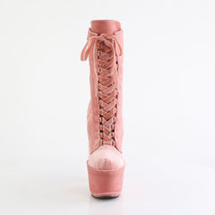 7 Inch Heel ADORE-1045VEL Dusty Pink Velvet