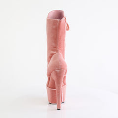 7 Inch Heel ADORE-1045VEL Dusty Pink Velvet