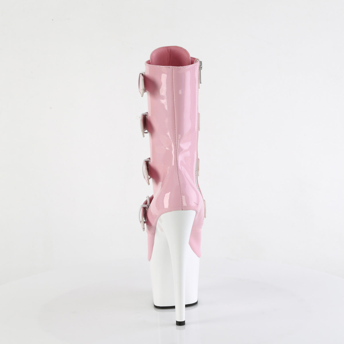 7 Inch Heel ADORE-1046TT Baby Pink Holo Patent