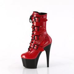 7 Inch Heel ADORE-1046TT Red Holo Patent