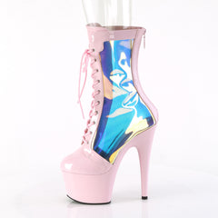 7 Inch Heel ADORE-1047 Baby Pink Holo Patent