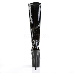 Pleaser ADORE-2000 Black Stretch Knee Boots - Shoecup.com - 4