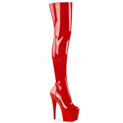 7" Heel ADORE-3000 Red Pat