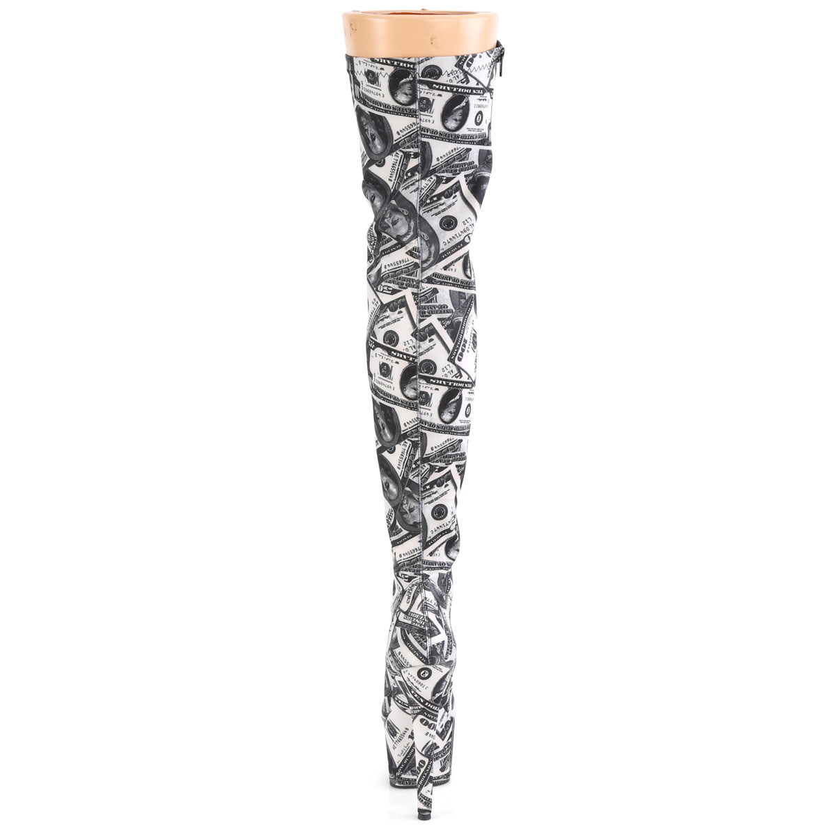 7 Inch Heel ADORE-3000DP Dollar Print