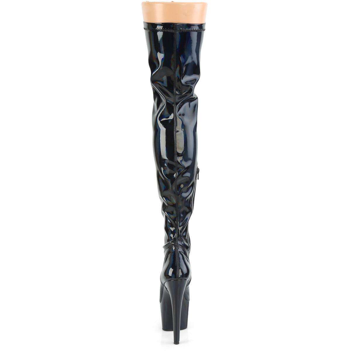 7 Inch Heel ADORE-3000HWR Black Holographic