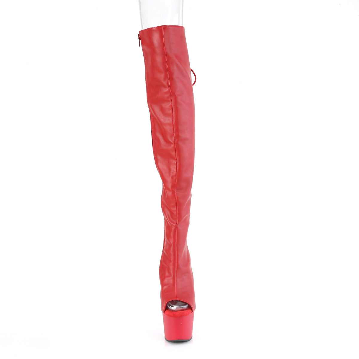 7 Inch Heel ADORE-3019 Red PU