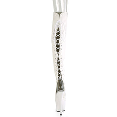7 Inch Heel ADORE-3019 White PU