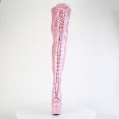 7 Inch Heel ADORE-3020GP Baby Pink Glitter