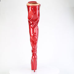 7 Inch Heel ADORE-3020GP Red Glitter