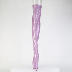 7 Inch Heel ADORE-3021GP Lilac Glitter