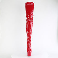 7 Inch Heel ADORE-4000 Red Stretch Patent