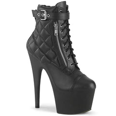 7 Inch Heel ADORE-700-05 Black PU