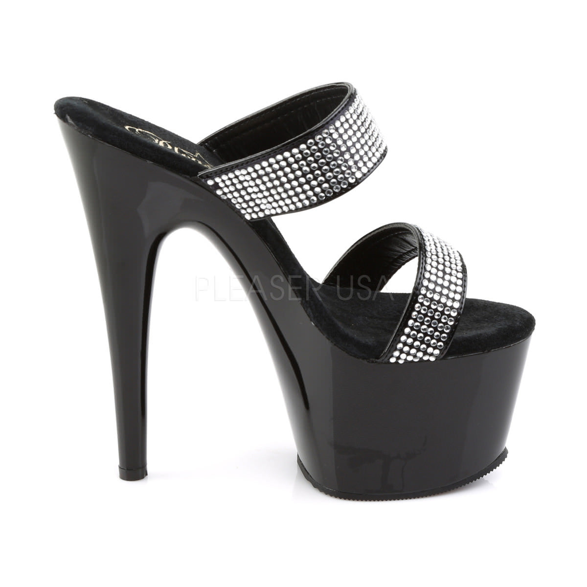 7 Inch Heel ADORE-702-2 Black