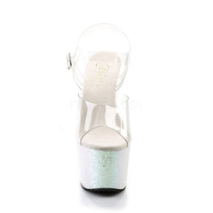 7 Inch Heel ADORE-708LG Opal Glitter