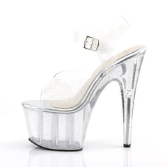 7 Inch Heel ADORE-708MMG Clear