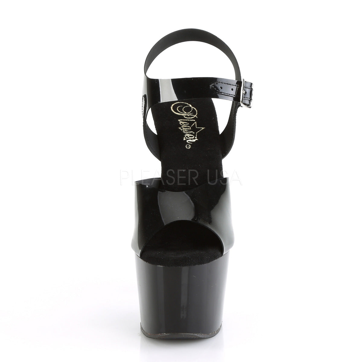 7 Inch Heel ADORE-708N Black Jelly