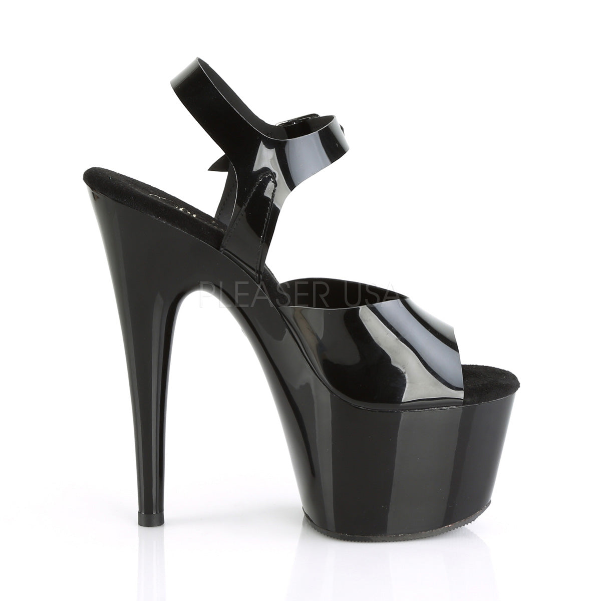 7 Inch Heel ADORE-708N Black Jelly