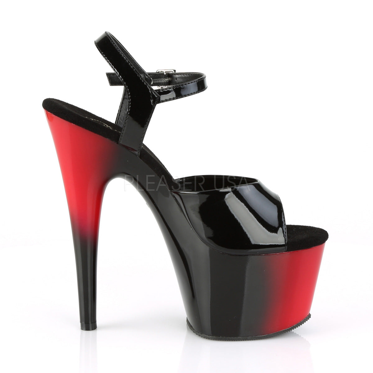 7 Inch Heel ADORE-709BR Red Black