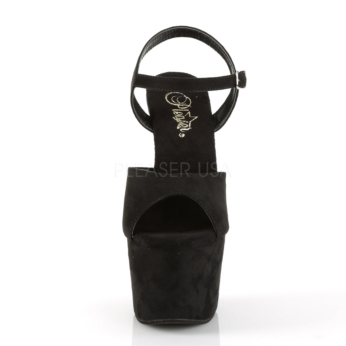7 Inch Heel ADORE-709FS Black Suede