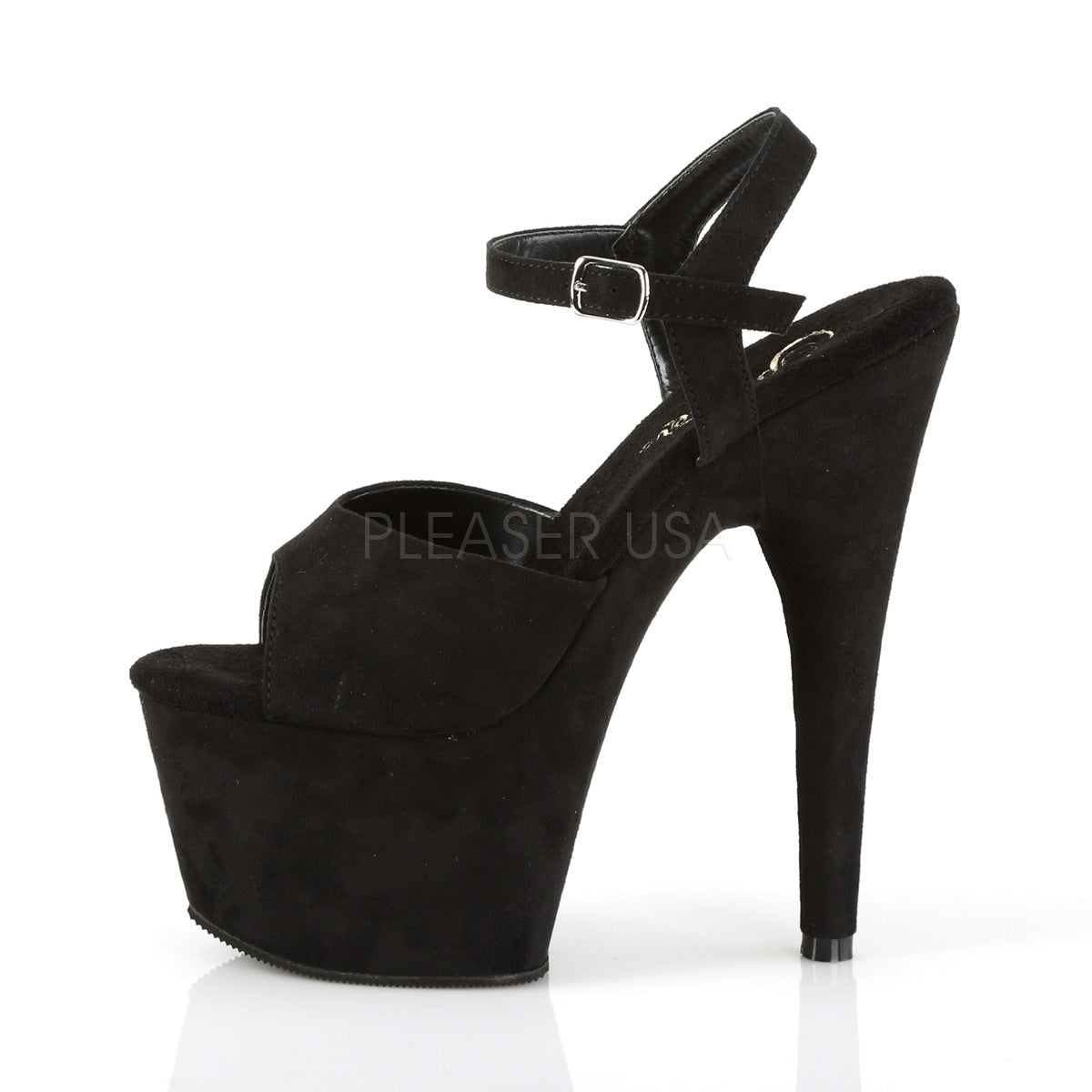 7 Inch Heel ADORE-709FS Black Suede