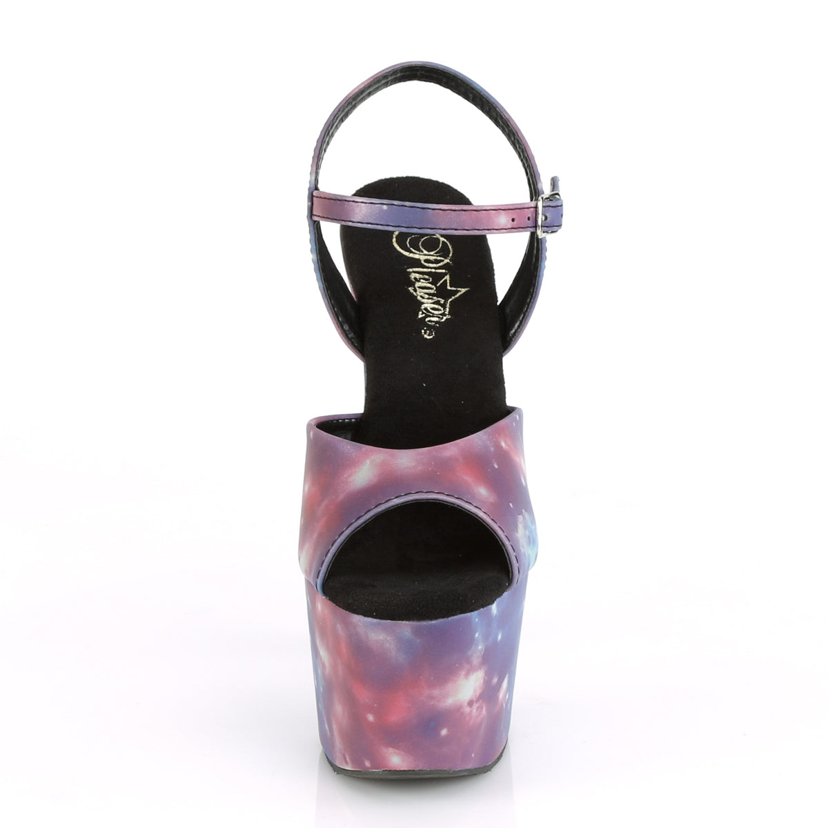 7 Inch Heel ADORE-709REFL Purple Blue Reflective