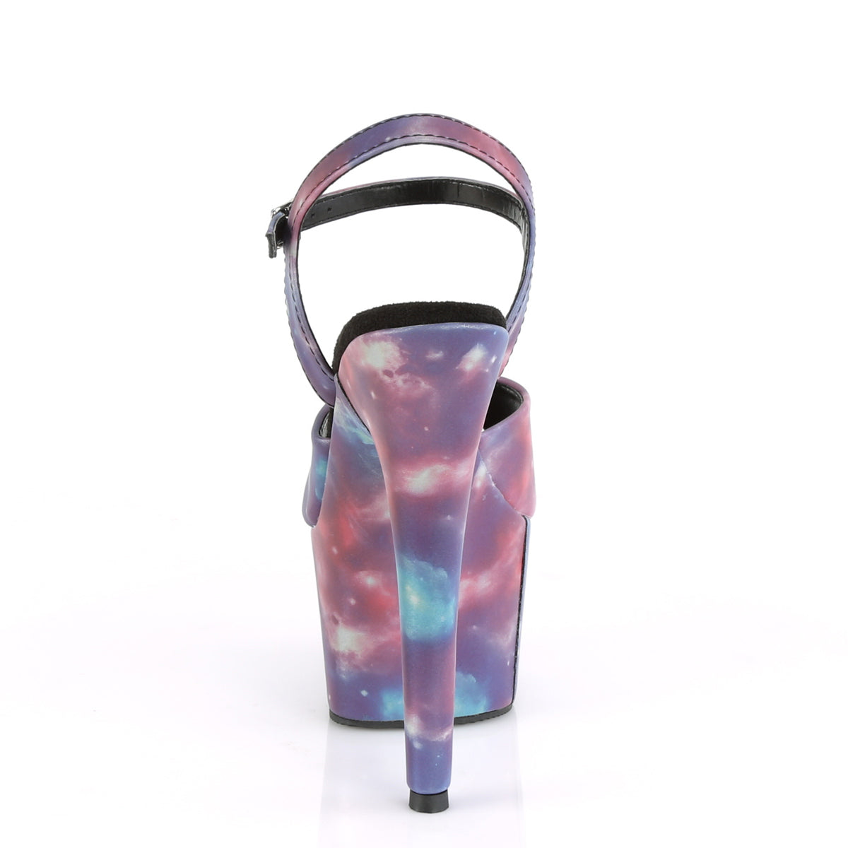 7 Inch Heel ADORE-709REFL Purple Blue Reflective