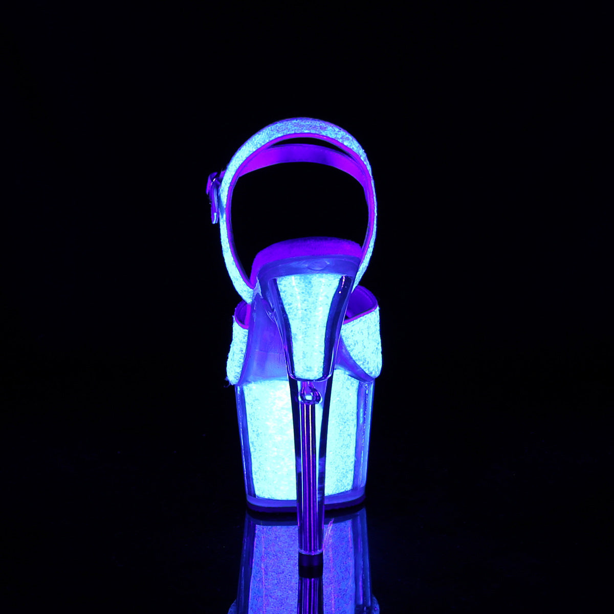 7 Inch Heel ADORE-710UVG Neon Opal Glitter