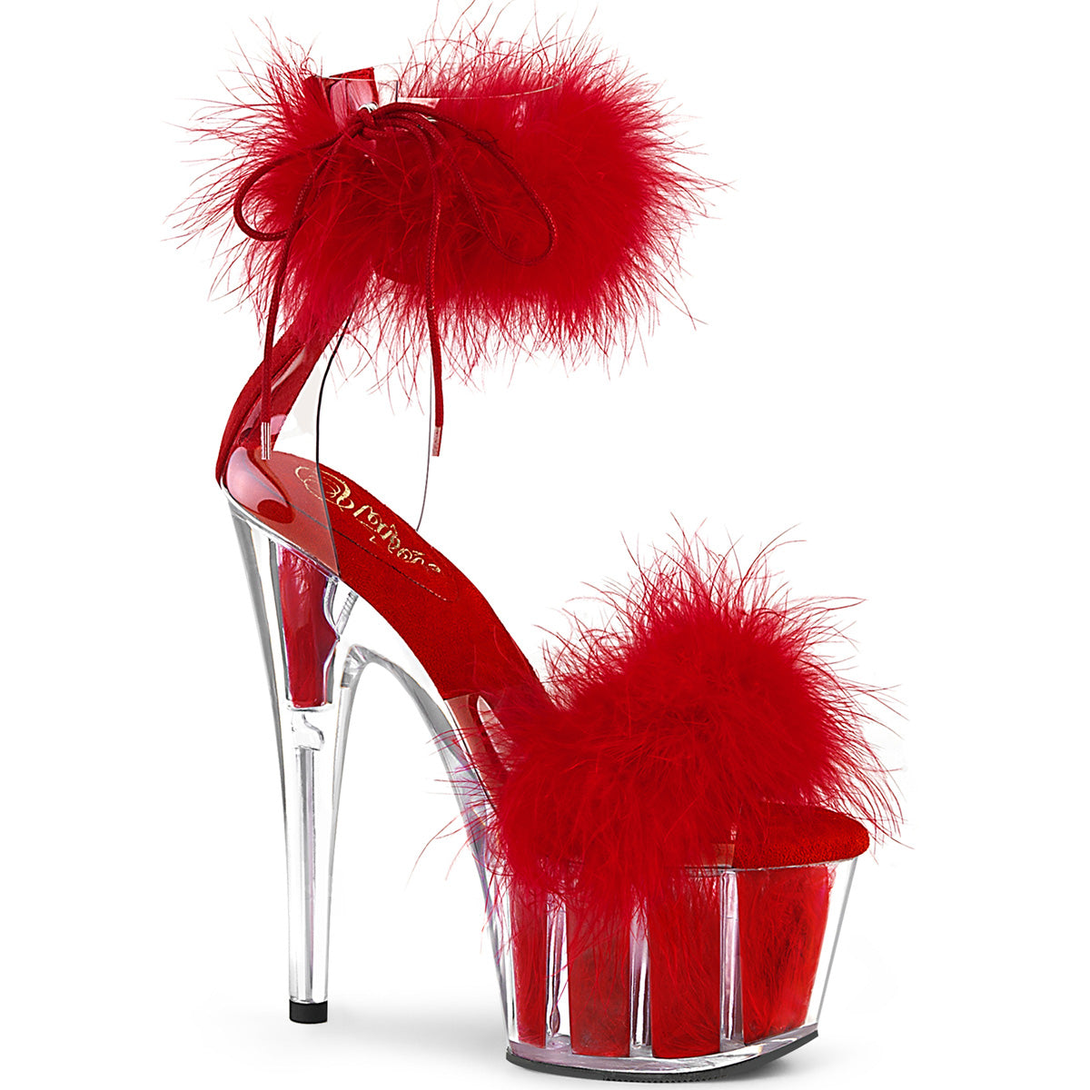 7" Heel ADORE-724F Red Fur