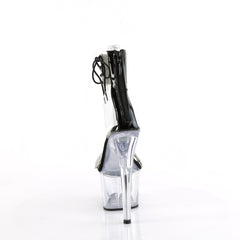 7 Inch Heel ADORE-727RS Clear Black Insole