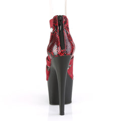 7 Inch Heel ADORE-748SP Wine Elastic Band