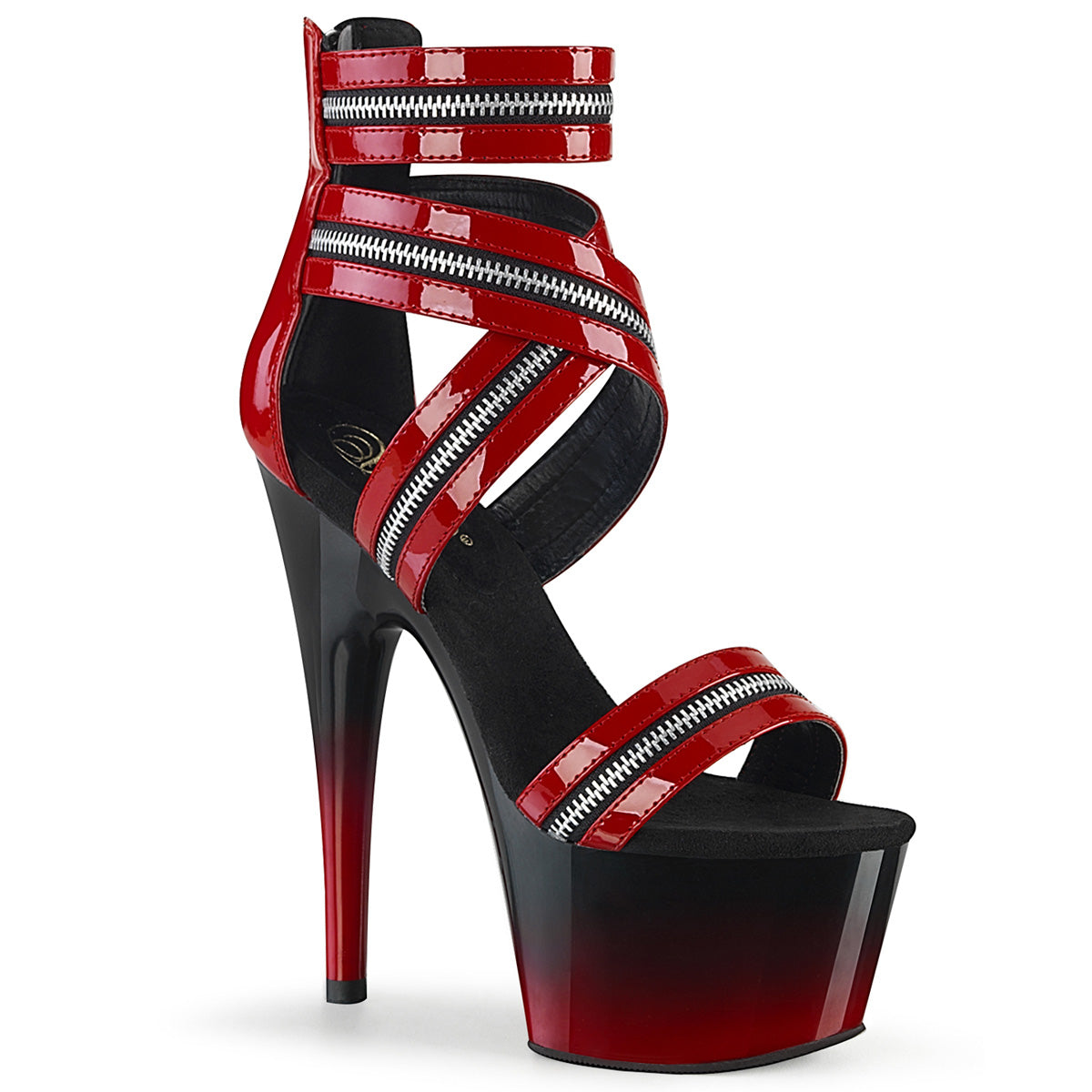 7" Heel ADORE-766 Red Pat