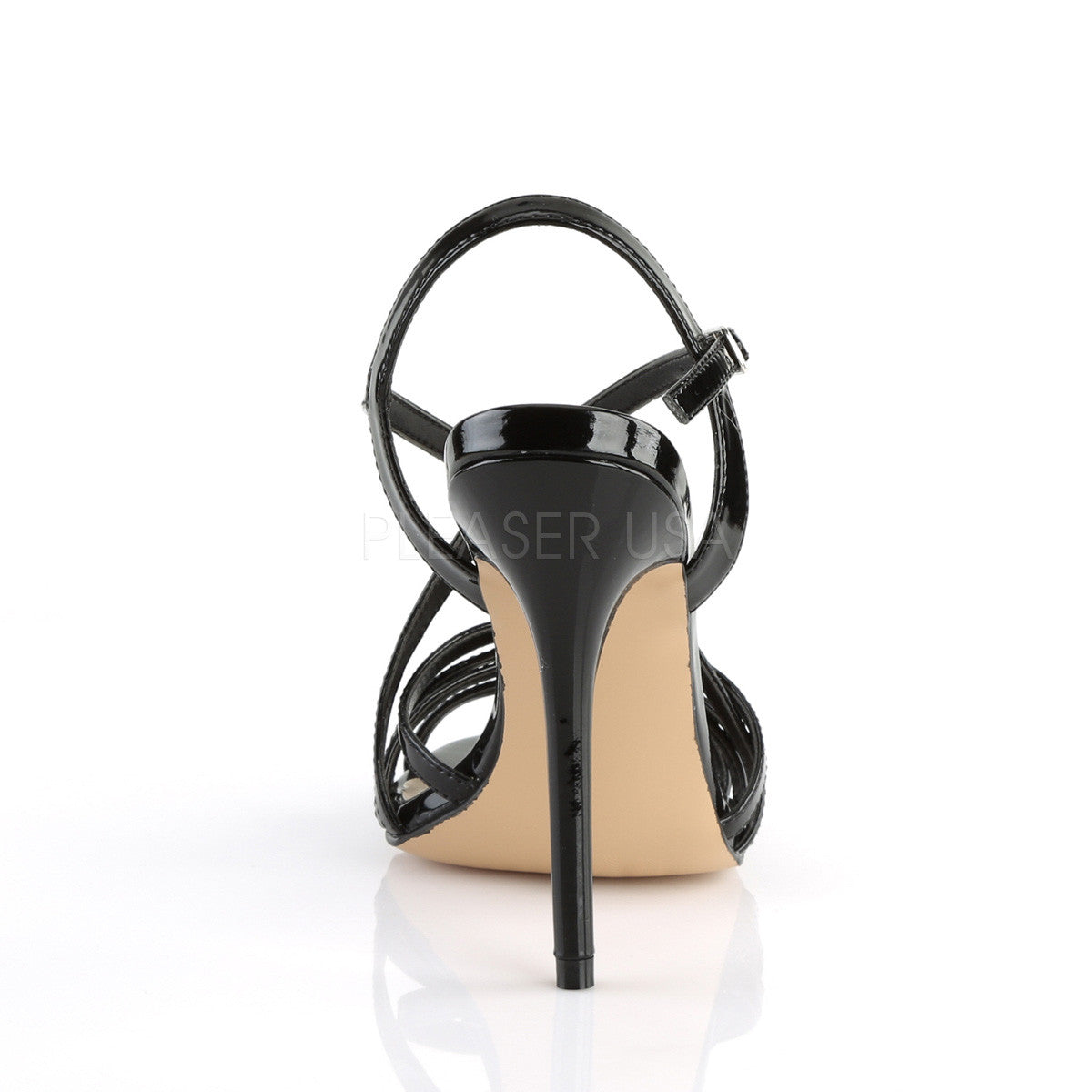 5 Inch Heel AMUSE-13 Black Pat