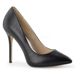 PLEASER AMUSE-20 Black Pu Pumps - Shoecup.com - 1