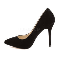 PLEASER AMUSE-20 Black Velvet Pumps - Shoecup.com - 3