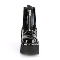 3 Inch Heel ASHES-100 Black Patent