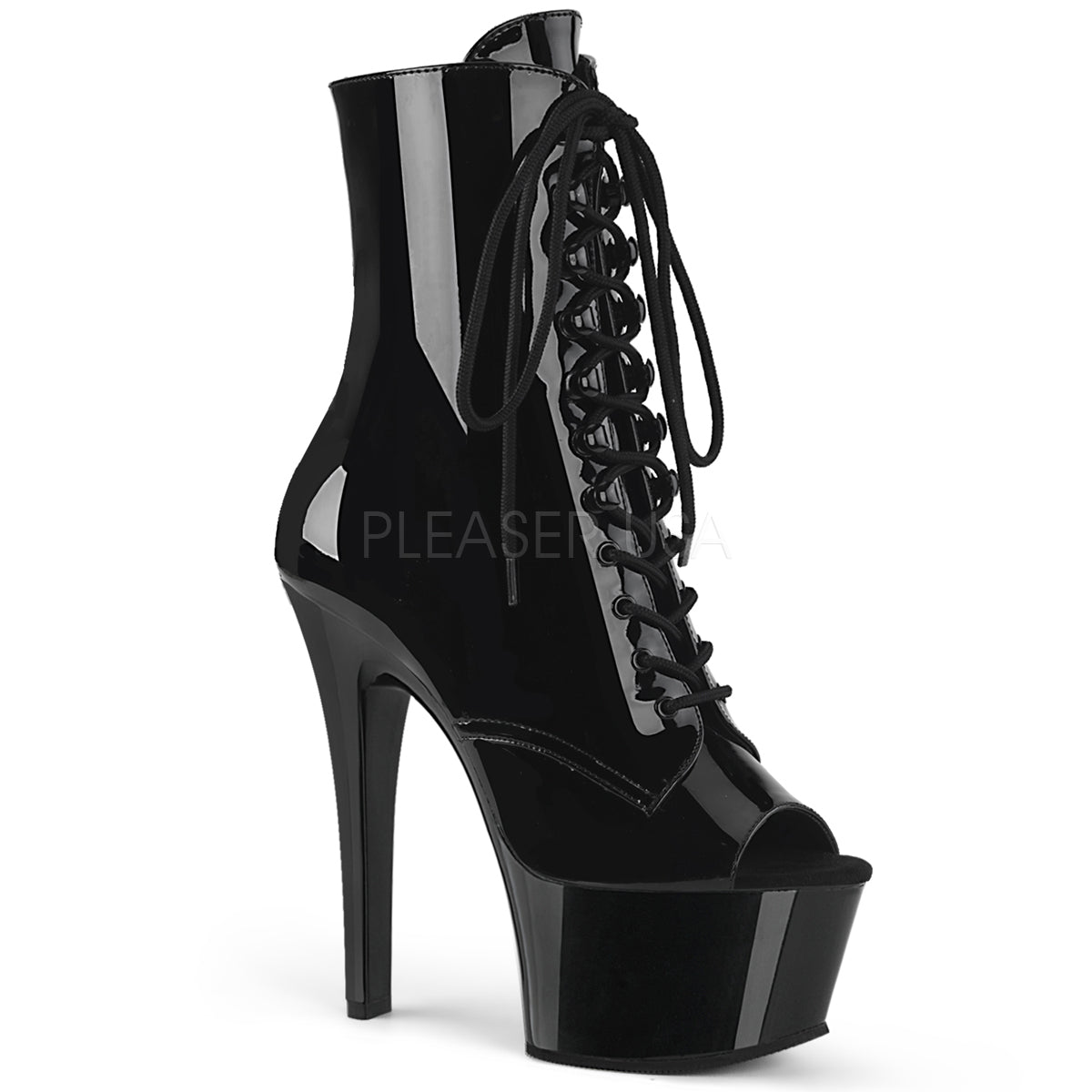 6" Heel ASPIRE-1021 Black Pat Black