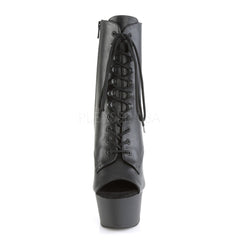 6 Inch Heel ASPIRE-1021 Black Faux Leather