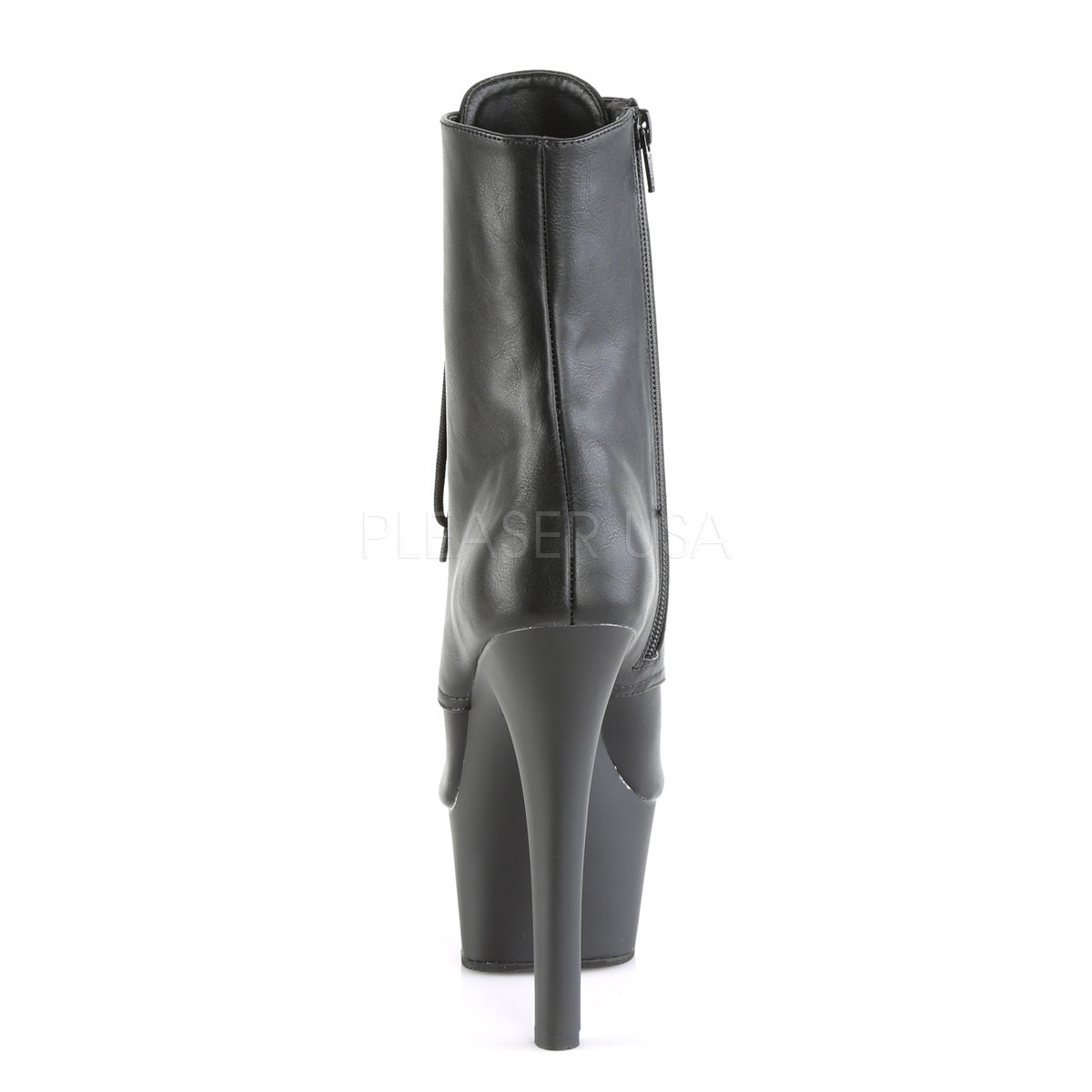 6 Inch Heel ASPIRE-1021 Black Faux Leather