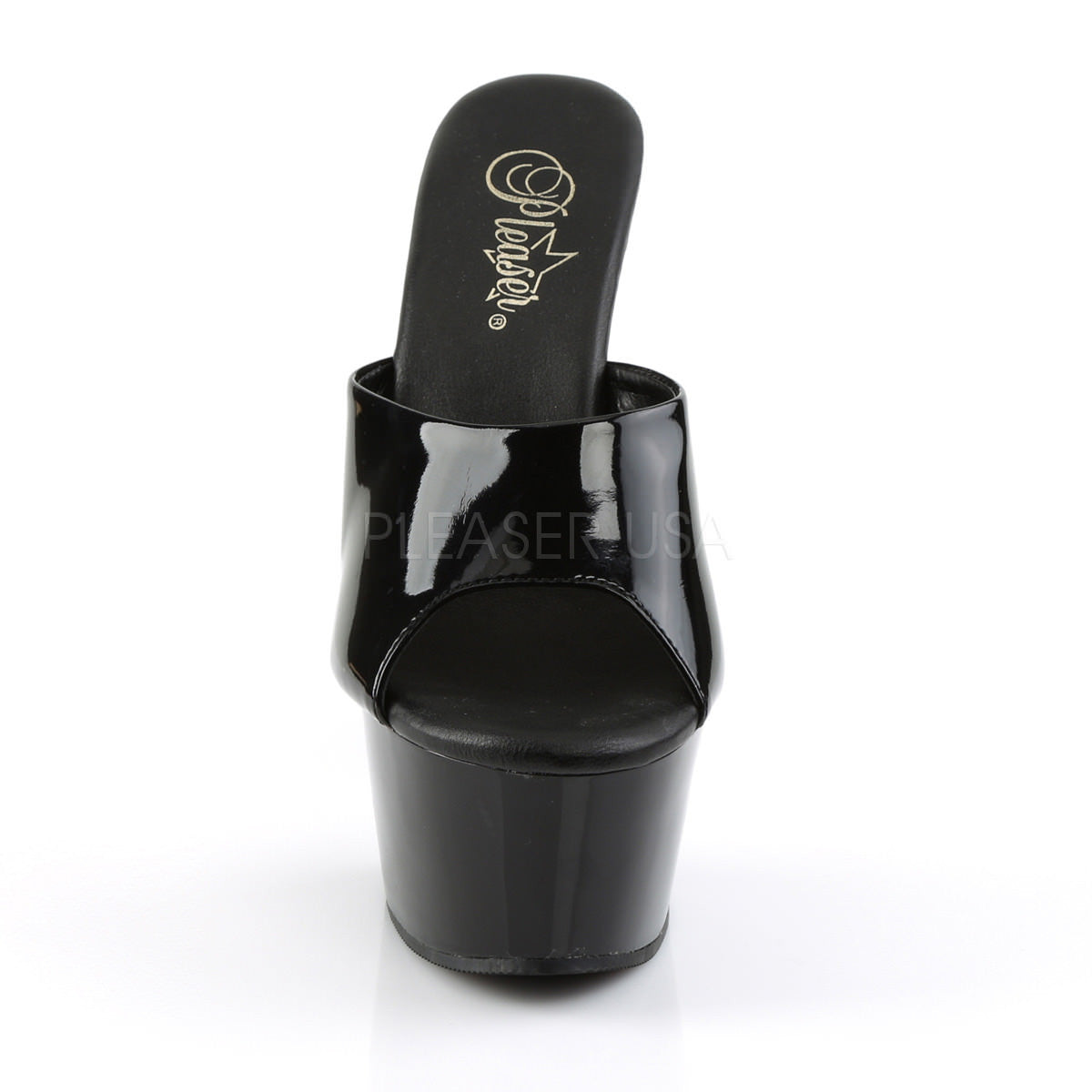Pleaser ASPIRE-601 Black Slide With Black Platform - Shoecup.com - 2