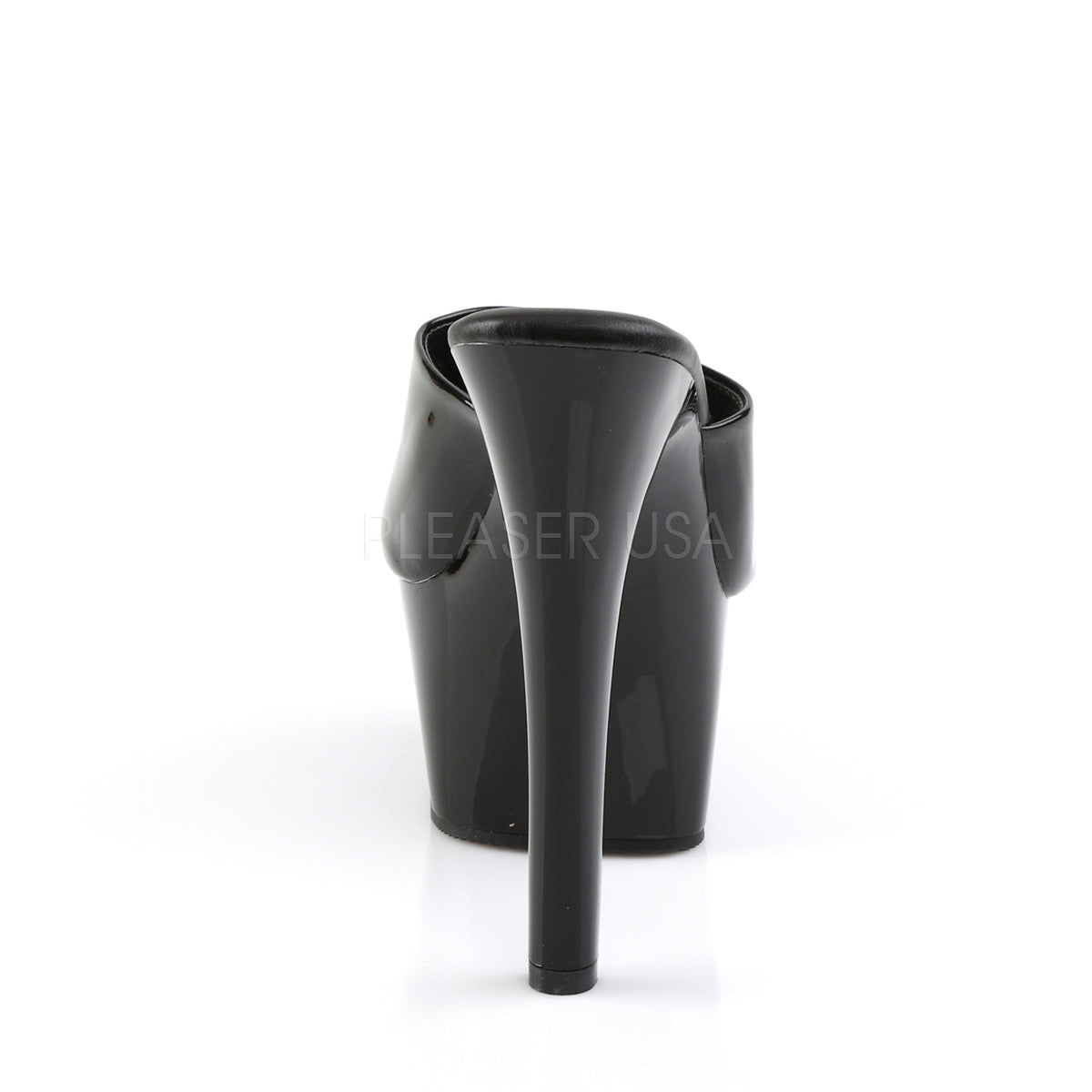 Pleaser ASPIRE-601 Black Slide With Black Platform - Shoecup.com - 4