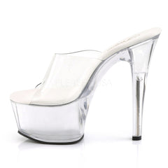 Pleaser ASPIRE-601 Clear Slide With Clear Platform - Shoecup.com - 3