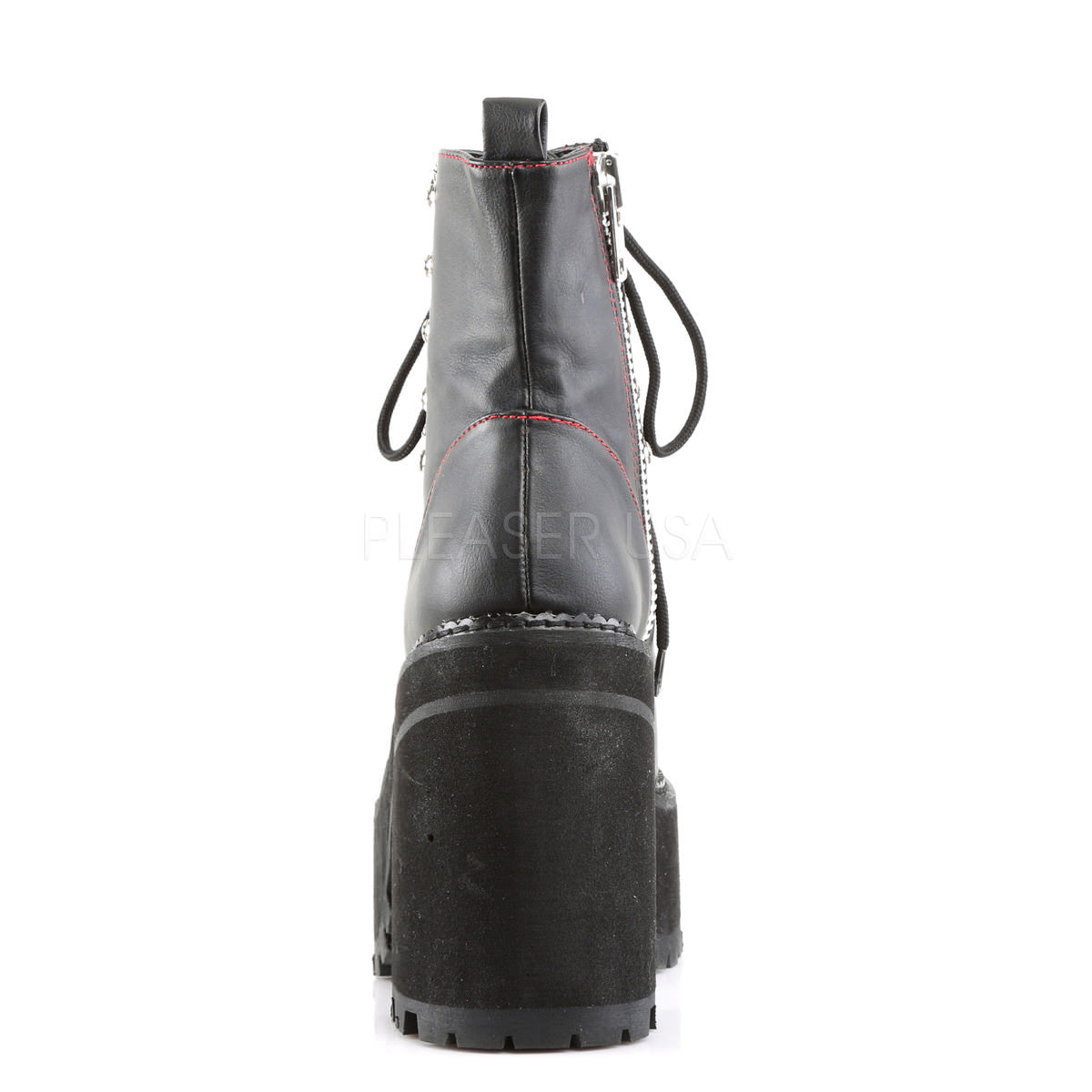 Demonia,Demonia ASSAULT-100 Black Leather Boots - Shoecup.com