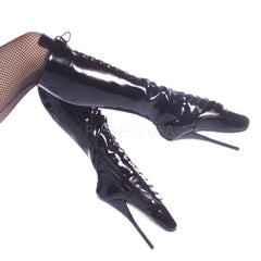 Devious,DEVIOUS BALLET-2020 Black Pat Extreme Ballerina Knee High Boots - Shoecup.com