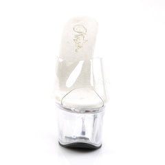 PLEASER BEAU-601 Clear Wedges - Shoecup.com - 2