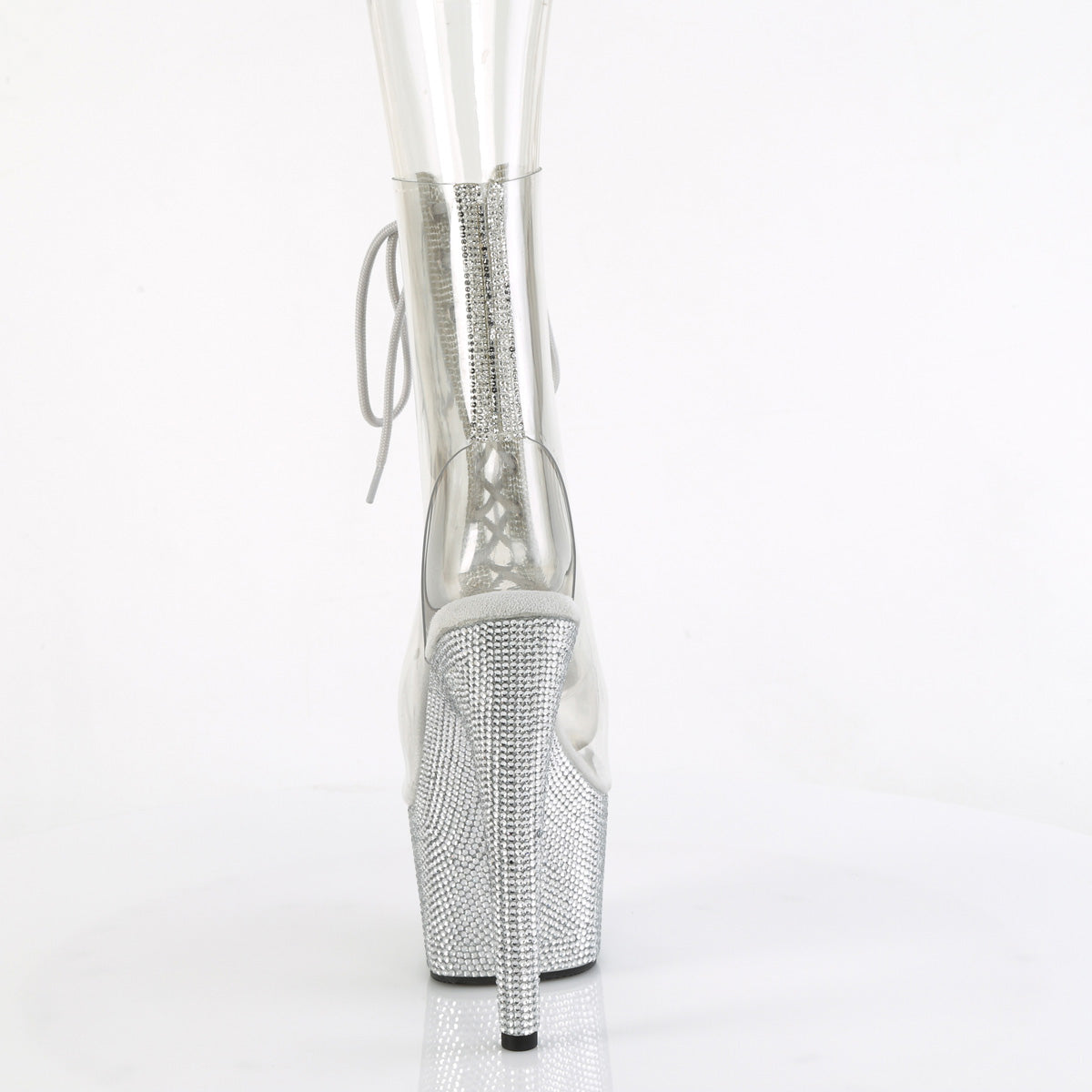 7 Inch Heel BEJEWELED-1016C-2-7 Clear Rhinestone