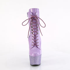 7 Inch Heel BEJEWELED-1020-7 Lavender Holo