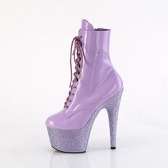 7 Inch Heel BEJEWELED-1020-7 Lavender Holo